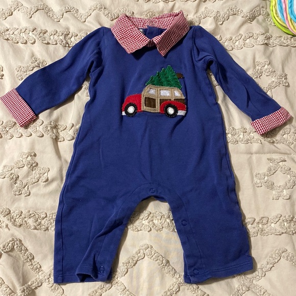 Mud Pie Other - Mud Pie lil boys Christmas romper. Size 0-6 months